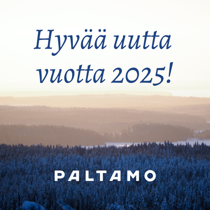 Paltamon kunta toivottaa hyvää alkavaa vuotta 2025!