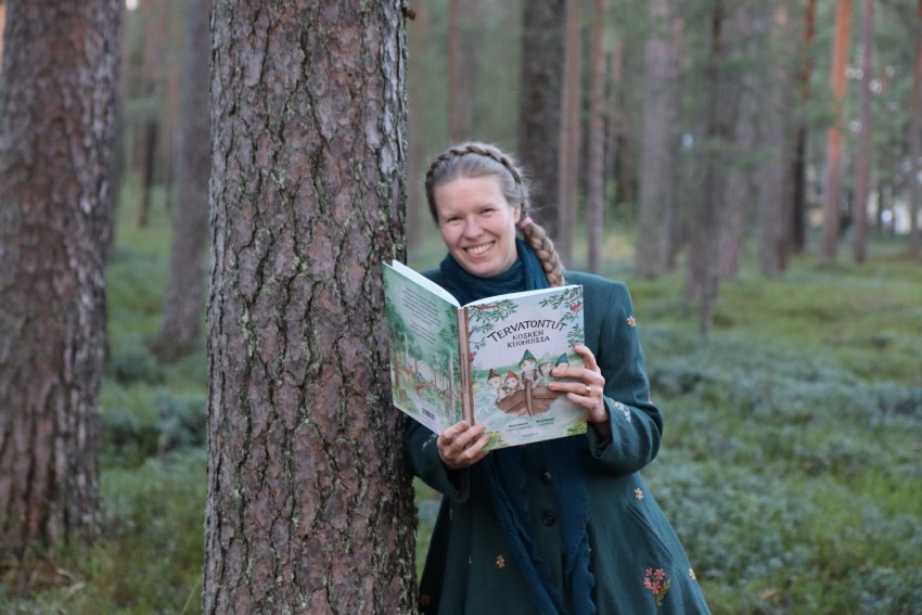 Tervatonttu -sarjan kirjailija vieraana Paltamon kirjastossa tiistaina 5.11.